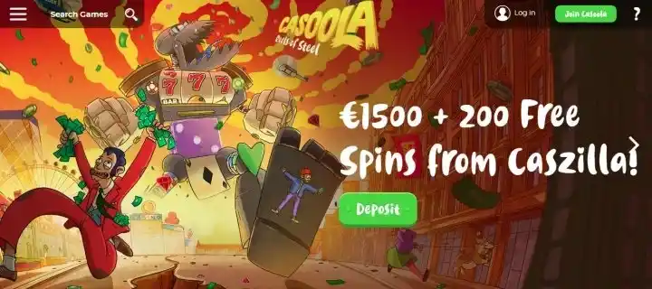 Casoola welcome bonus offer