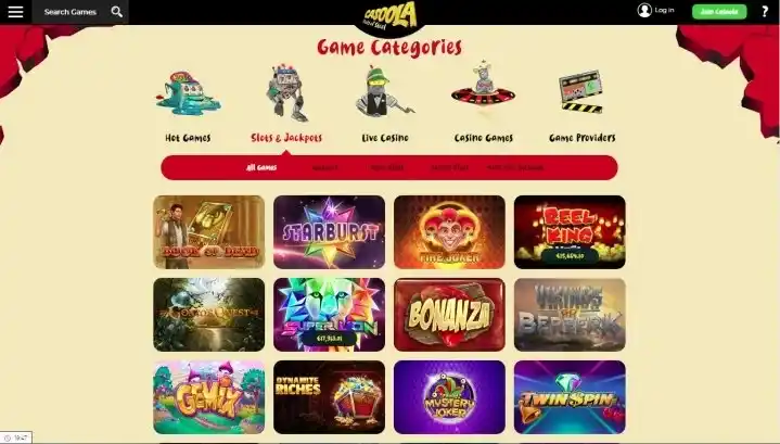 Casoola casino review section 3